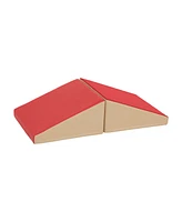 ECR4Kids SoftZone Junior Mix n' Match Ramp, Red, 2-Pack