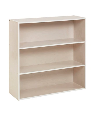 ECR4Kids Streamline 3-Shelf Storage Cabinet, 36in, White Wash