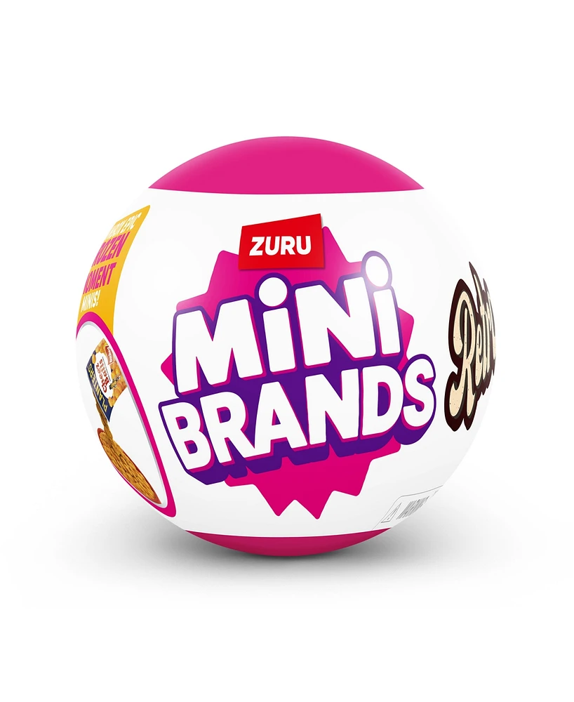 5 Surprise Zuru Mini Brands Retro Grocery Capsule