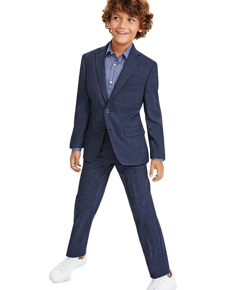 Michael Kors Big Boys Birdseye Classic-Fit Suit