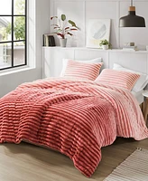 510 Design Avril Fluffy Ribbed Plush -Pc. Comforter Set