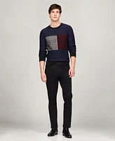 Tommy Hilfiger Men's Fair Isle Flag Crewneck Cotton Sweater