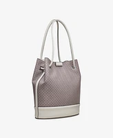 Calvin Klein Ash Signature Tote with Magnetic Snap