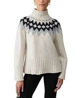 Sanctuary Women's Tis The Season Fair Isle Turtleneck Sweater