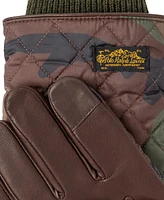 Polo Ralph Lauren Men's Camo Quilted Field Glove With Label