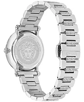 Versace Women's Swiss Greca Sphere Stainless Steel Bracelet Watch 35mm