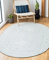 Safavieh Braided BRD905F 5'x7' Oval Area Rug