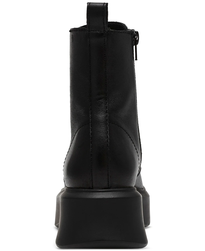 Steve Madden Women's Jazmin Lace-Up Combat Booties