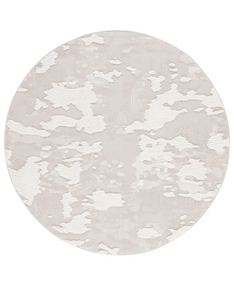 Safavieh Trends TRD100B 5'3"x5'3" Round Area Rug