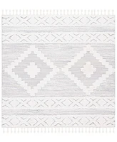 Safavieh Moroccan Tassel Shag MTS640A 4'x4' Square Area Rug