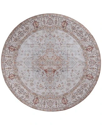 Safavieh Tucson Washable TSN105F 10'x10' Round Area Rug