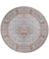 Safavieh Tucson Washable TSN105F 10'x10' Round Area Rug