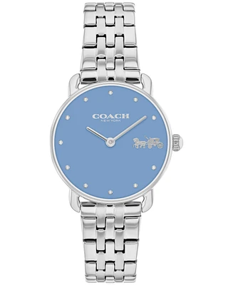 Coach Women's Elliot Silver Stainless Steel Bracelet Watch 28mm