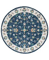 Safavieh Micro-Loop I MLP385M 5'x5' Round Area Rug