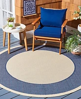 Safavieh Courtyard I CY79875812 4'x4' Round Area Rug