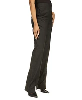 Michael Kors Women's Pinstriped Boot-Cut Trousers