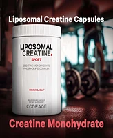 Codeage Liposomal Creatine Monohydrate Supplement, Pure Creatine 3000mg