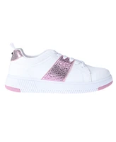 Bebe Little and Big Girls Court Low Top Rhinestones Sneaker