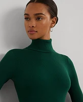 Lauren Ralph Women's Ribbed Turtleneck Sweater