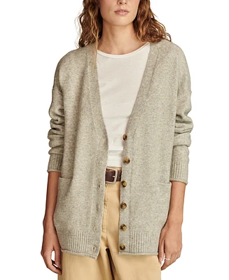 Lucky Brand Women's Slouchy Button Front Cardigan