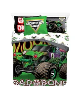 Sunny Side Up Monster Jam Grave Digger Bed Set