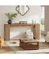 Tribesigns 70.9-Inch Extra Long Console Table, Farmhouse Wood Sofa Table Behind Couch, Narrow Entryway Accent Table for Living Room, Hallway, Entrance