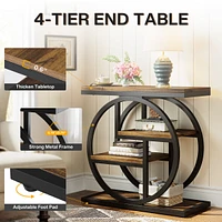 Tribesigns End Table for Living Room, 4