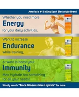 Trace Minerals Max Hydrate Immunity | High Performance Electrolyte Fizzing, Immune Support | Magnesium, Sodium, Potassium, Vitamin C Non Gmo | Lemon L