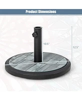 Sugift 35lbs Umbrella Base with Built-in Cement