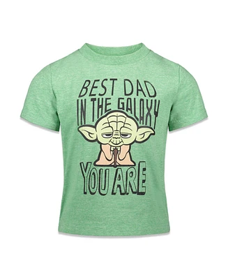 Starwars Boys Star Wars Darth Vader Yoda Father's Day Pullover T-Shirt to