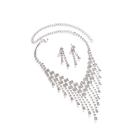 Sohi Women's Cube Drop Jewellery Set