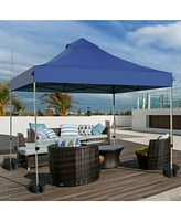 Skonyon 6 pieces Weight Plates Patio Canopy Tent Gazebo Shade Umbrella Water Filled