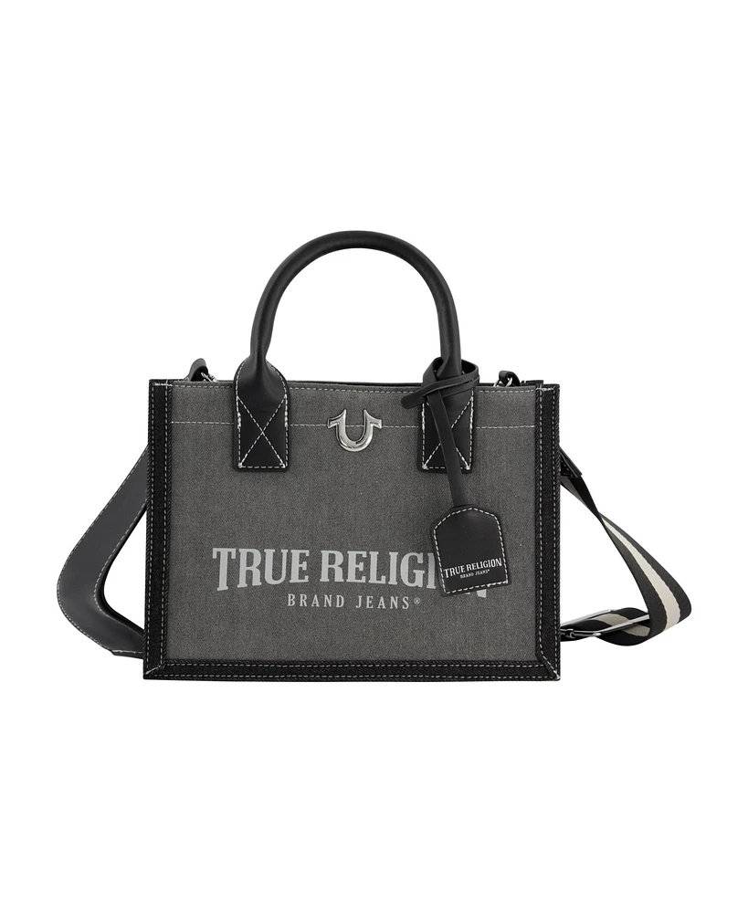 True Religion Modern Edge Denim Tote