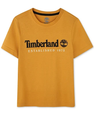 Timberland Big Boys Short-Sleeve Logo Graphic T-Shirt