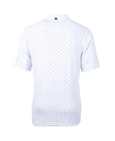 Cutter & Buck Men's White Ecu Pirates Virtue Eco Pique Tile Polo