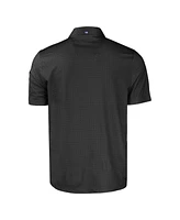 Cutter & Buck Men's Black Florida Gators Pike Eco Tonal Geo Print Stretch Polo