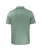 Cutter & Buck Men's Midnight Green/White Philadelphia Eagles Throwback Forge Eco Double Stripe Stretch Polo