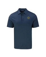 Cutter & Buck Men's Heather Navy Notre Dame Fighting Irish Play Like A Champion Today Forge Eco Stretch Polo