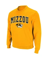 Colosseum Men's Missouri Tigers Arch & Logo Crew Neck Sweatshirt