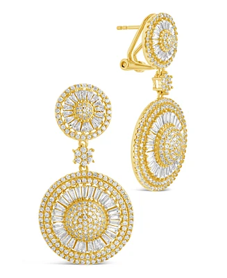 Sterling Forever Jessica Cubic Zirconia Statement Drop Earrings