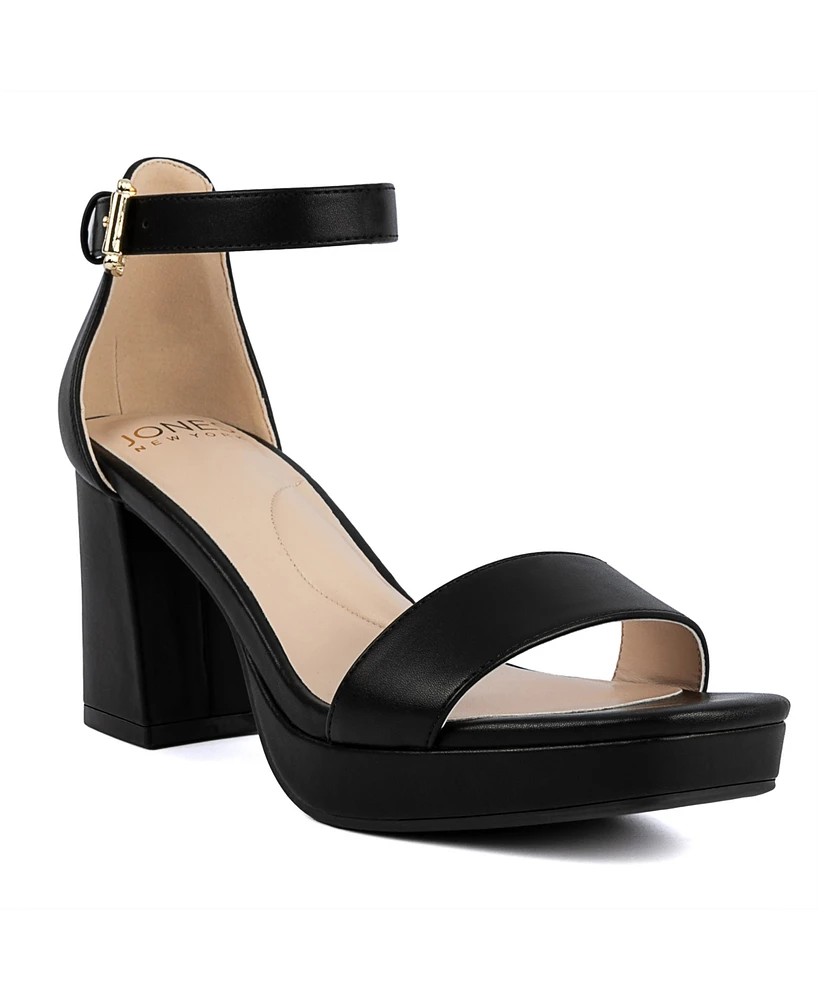 Jones New York Women's Herliza Platform Block Heel Dress Sandals