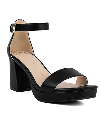 Jones New York Women's Herliza Platform Block Heel Dress Sandals