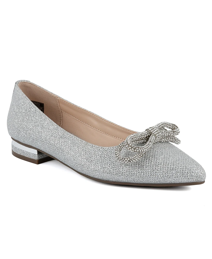 Jones New York Women's Quinnie Pointed Toe Embellished Dress Flats