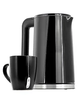 Megachef 1.7 Liter Double Wall Stainless Steel Electric Tea Kettle White