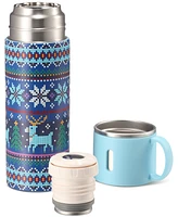 Macy's Thanksgiving Day Parade Tiptoe Reindeer Thermos, Created for Macy's - Turquoise