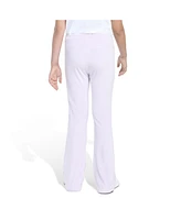 adidas Big Girls Rib Velour Vented Flare Leg Pant