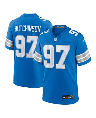 Nike Men's Amon-Ra St. Brown Blue Detroit Lions Alternate Game Jersey