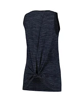 New Era Women's Navy Cleveland Guardians Space-Dye Active Tank Top