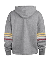 '47 Brand Women's Heather Gray Washington Commanders Upland Bennett Pullover Hoodie