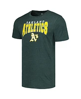 Concepts Sport Men's Charcoal/Green Oakland Athletics Meter T-Shirt Pants Sleep Set